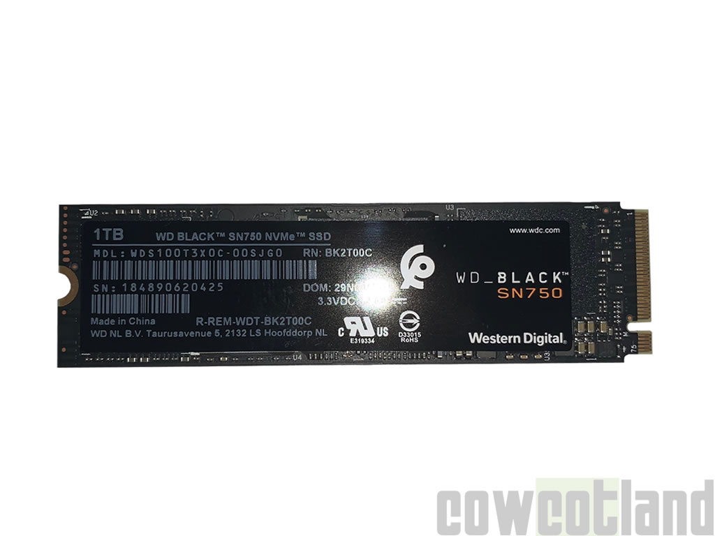 Image 38064, galerie Test SSD Western Digital WB Black SN750 1 To