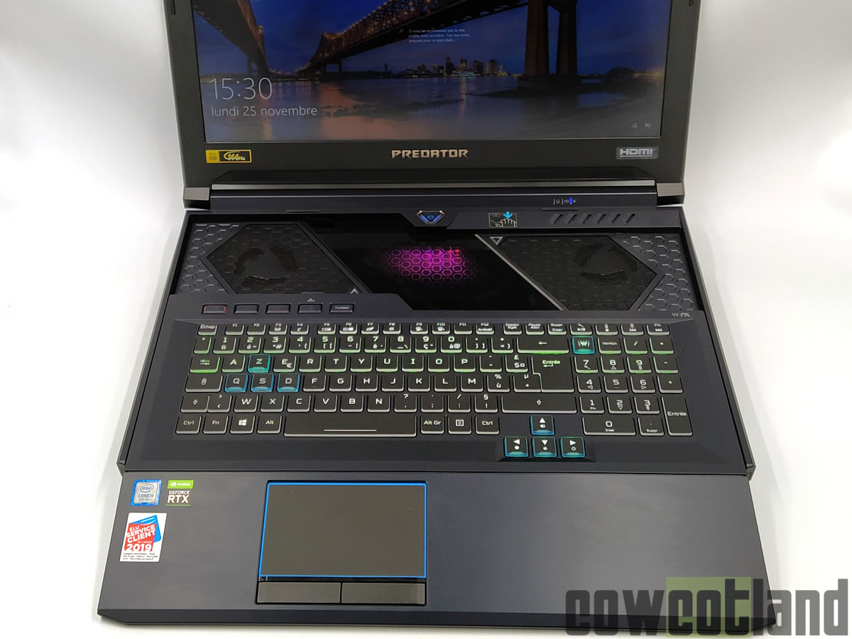 Image 40819, galerie Test ordinateur portable Acer Predator Helios 700 : Core i9-9980HK et RTX 2070 dans un chssis unique