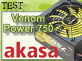 Test alimentation Akasa Venom Power 750 watts