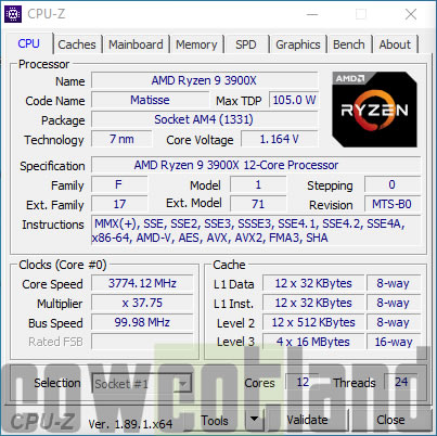 Image 39393, galerie Test des processeurs AMD RYZEN 7 3700X et RYZEN 9 3900X : Intel atomis ?