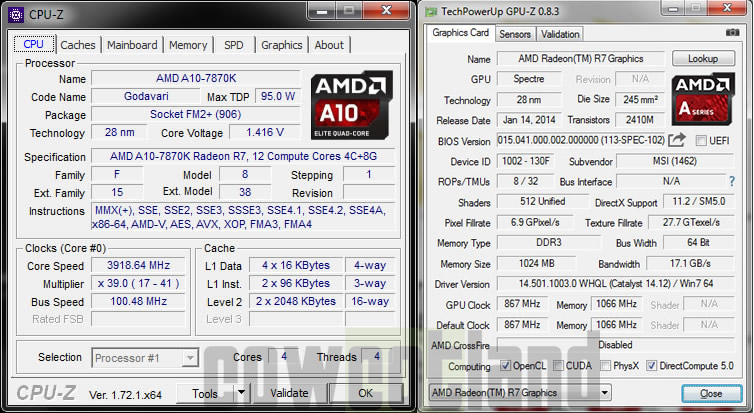 Image 27339, galerie Test APU AMD A10-7870K