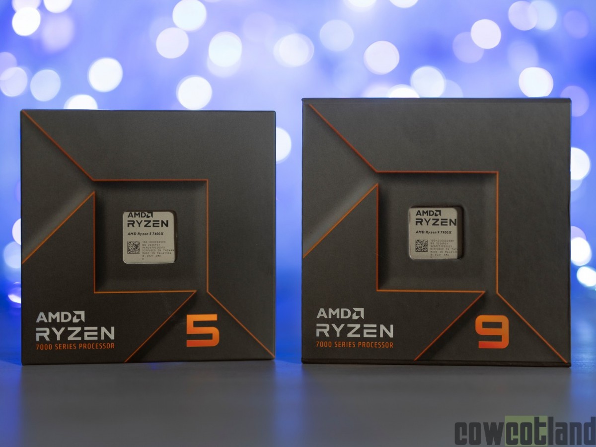 Test processeurs AMD Ryzen 5 7600X et Ryzen 9 7900X : ZEN 4 prend