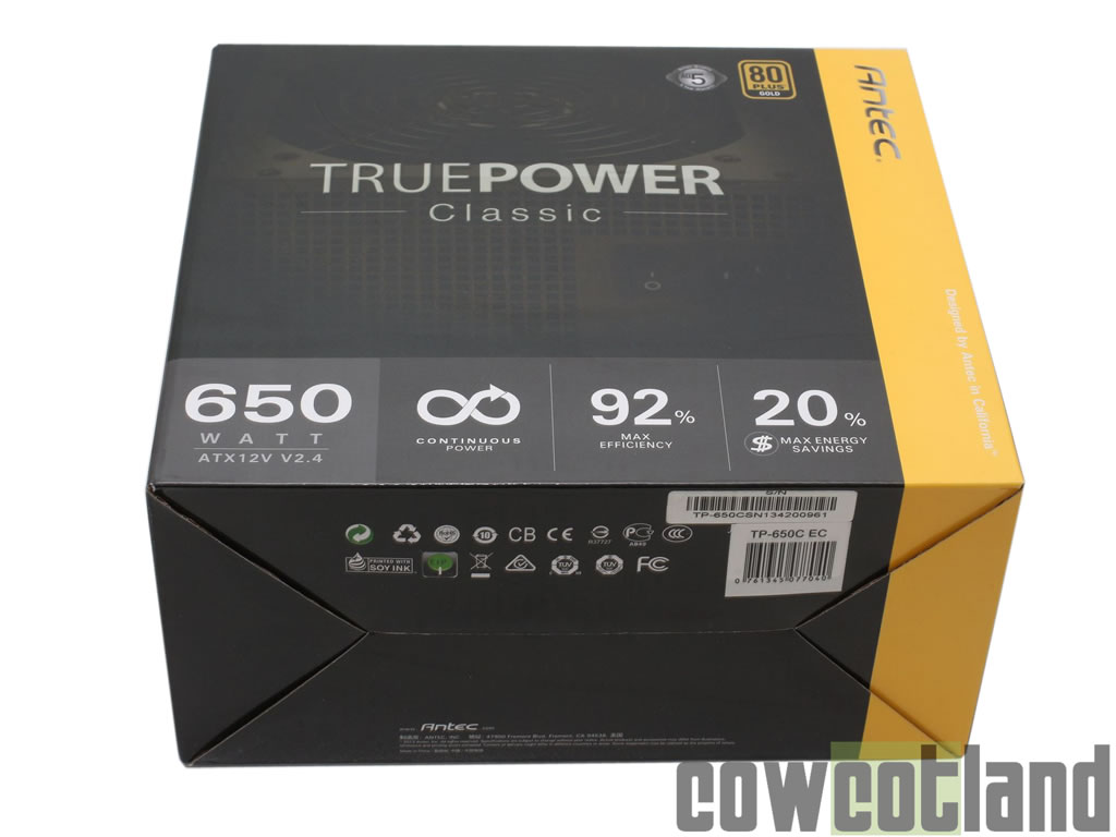 Image 22701, galerie Test alimentation Antec True Power Classic 650 watts