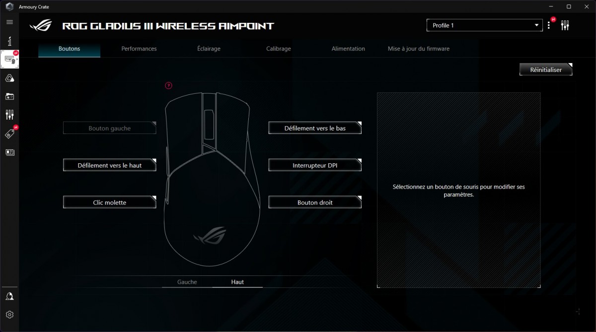 Image 52505, galerie Test ASUS ROG Gladius III Wireless AimPoint : meilleure en tout !