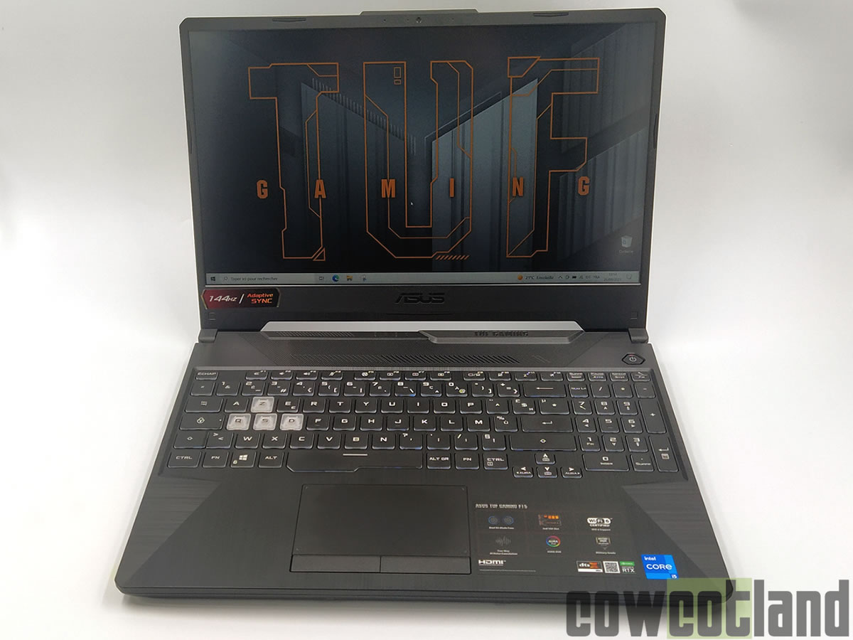 Image 46322, galerie Test ordinateur portable ASUS TUF F15 : Intel et NVIDIA pour le meilleur ?
