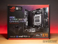 Cliquez pour agrandir Carte m�re ASUS ROG STRIX X870-I Gaming WiFi : l�audio prend le large