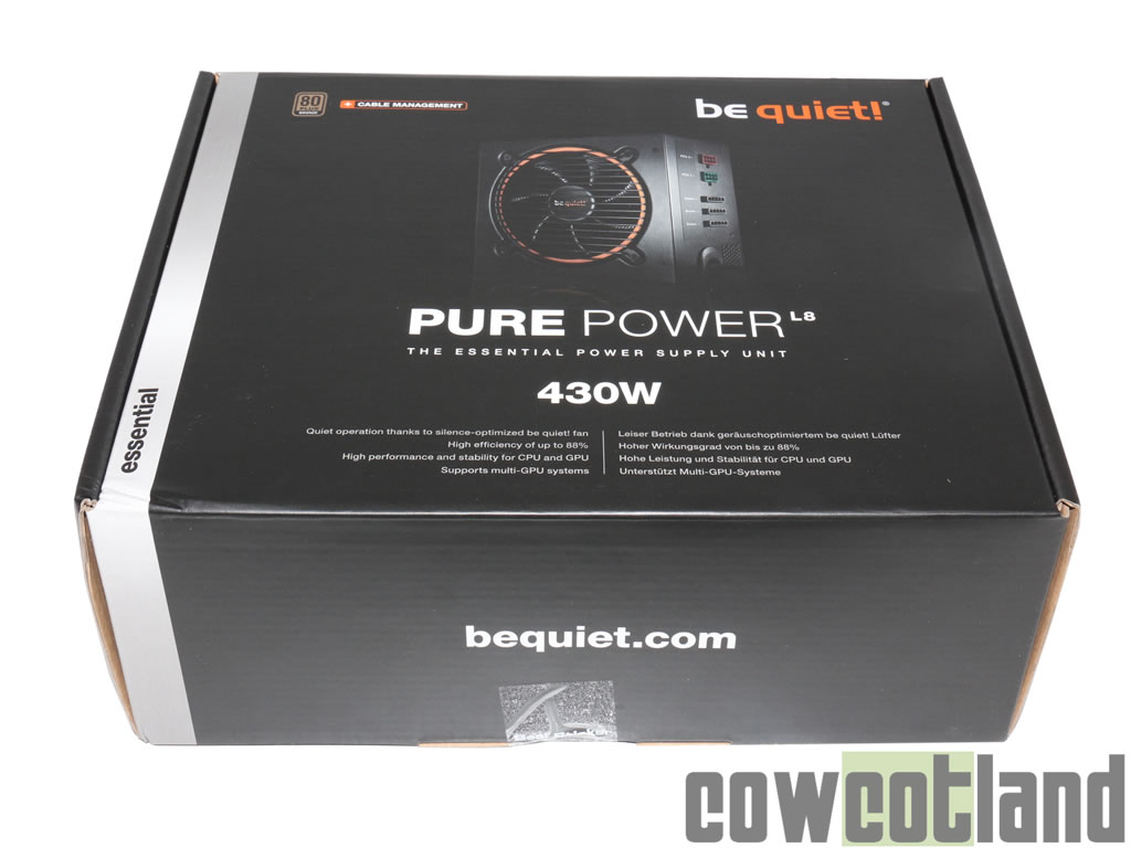 Image 22664, galerie Test alimentation be quiet! Pure Power L8 430 watts