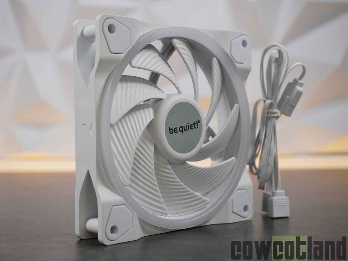 Image 56264, galerie Ventilateur be quiet! Light Wings White 120 mm high-speed, superbe !