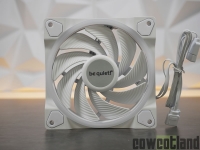 Cliquez pour agrandir Ventilateur be quiet! Light Wings White 120 mm high-speed, superbe !