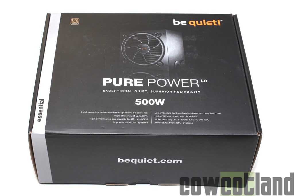 Image 19368, galerie Test alimentation be quiet! Pure Power L8 500 watts