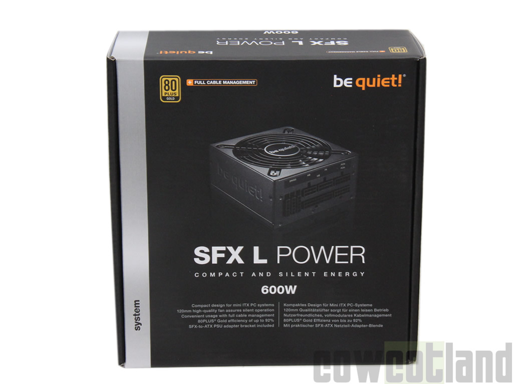 Image 33835, galerie Test alimentation be quiet! SFX L POWER 600 watts