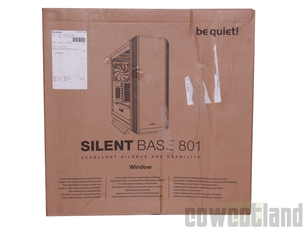 Image 37335, galerie Test boitier be quiet! Silent Base 801