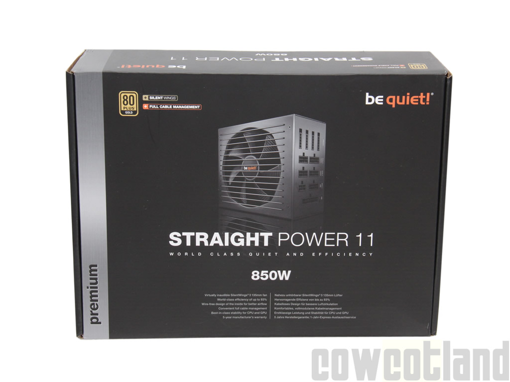 Image 35149, galerie Test alimentation be quiet! Straight Power 11 850W