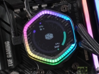 Cliquez pour agrandir Cooler Master MasterLiquid 360 Ion, un �cran et de nombreuses possibilit�s logicielles