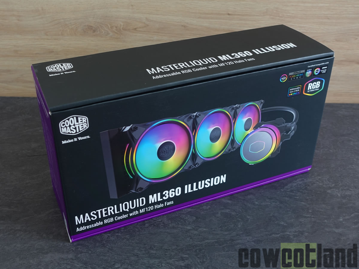 Image 47427, galerie Test watercooling AIO Cooler Master ML360 Illusion, plus que du RGB !