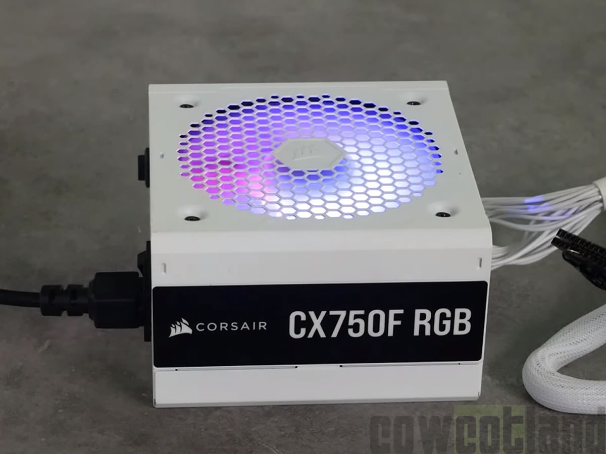 Cowcot TV] Présentation alimentation Corsair CX750F RGB : Et la lumière fût