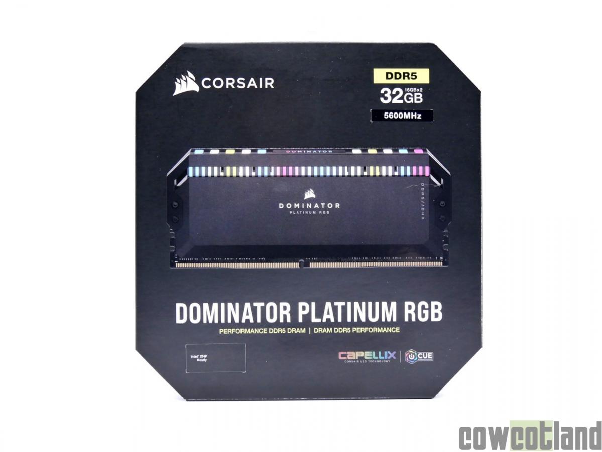 Image 48680, galerie Test DDR5 CORSAIR Dominator Platinum RGB 5600 c36