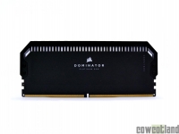 Cliquez pour agrandir Test DDR5 CORSAIR Dominator Platinum RGB 6200 MHz c36