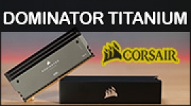 Cliquez pour agrandir Corsair Dominator Titanium 2x32 6000 c30 (ou 6200 c32), un kit HDG !