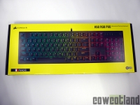 Cliquez pour agrandir Test clavier mécanique CORSAIR K60 RGB Pro