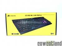 Cliquez pour agrandir Clavier Corsair K70 RGB MK.2 Low Profile