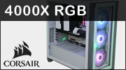 Test boitier CORSAIR ICUE 4000X RGB : presque le mme, mais avec de la couleur