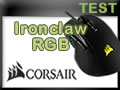 Souris Corsair Ironclaw RGB et tapis MM350