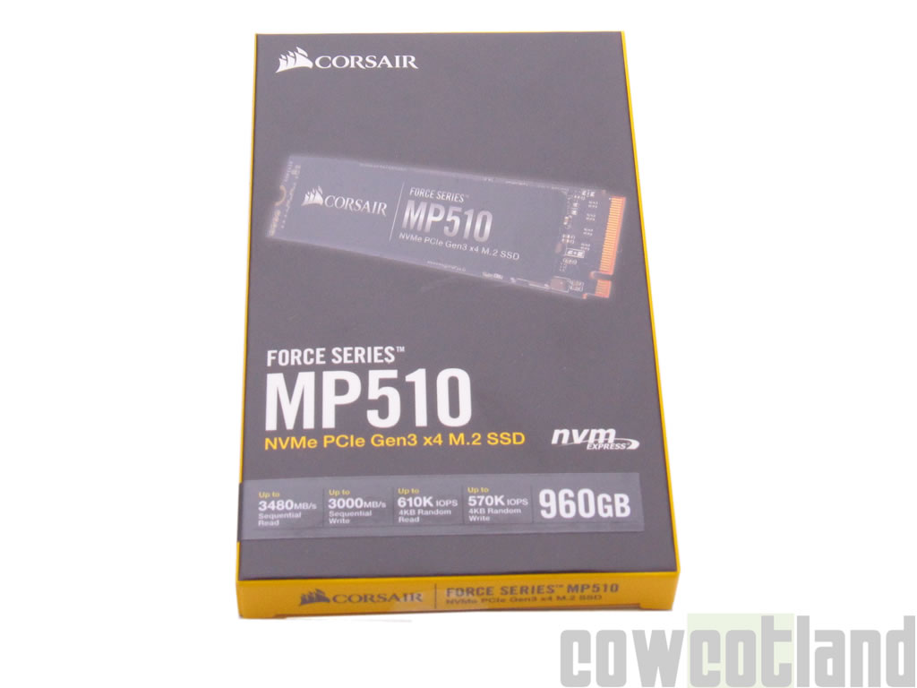 Image 37992, galerie Test SSD NVMe Corsair MP510 960 Go