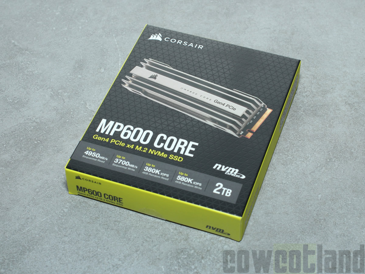 Image 44040, galerie Test SSD CORSAIR MP600 CORE 2 To : presque le mme, mais en QLC