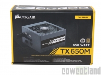 Cliquez pour agrandir Test alimentation Corsair TX650M