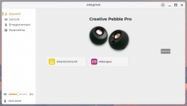 Cliquez pour agrandir Test Creative Pebble Max : Mignonnes, pratiques et c'est tout ?