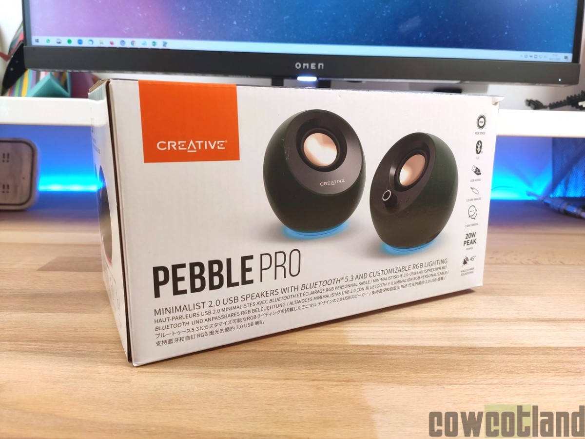 Test Creative Pebble V3 – Enceintes 2.0 USB-C + Bluetooth