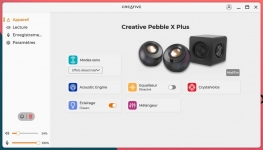 Cliquez pour agrandir Test Creative Pebble X Plus: Joli, mais cest tout?