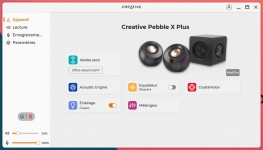 Cliquez pour agrandir Test Creative Pebble X Plus�: Joli, mais c�est tout�?