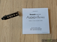 Cliquez pour agrandir Test Creative SB Audigy FX Pro : le format PCIe n'est pas mort !