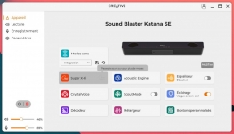 Cliquez pour agrandir Test Creative Sound Blaster Katana SE: barre de son haut de gamme pour PC?