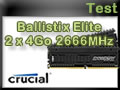 Mmoire DDR4 Crucial Ballistix Elite 2 x 4Go 2666MHz 1.2V