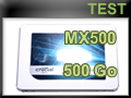 Test SSD Crucial MX500 500 Go