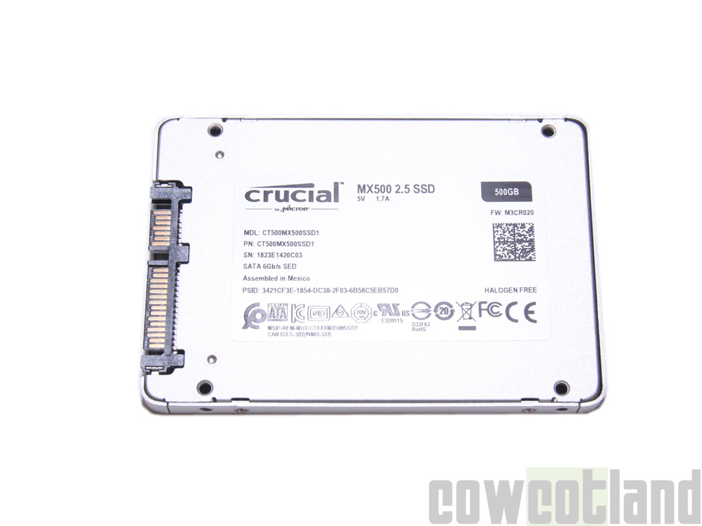 Image 36938, galerie Test SSD Crucial MX500 500 Go