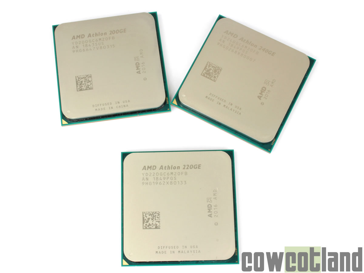 Image 39537, galerie Jouer avec des processeurs AMD Athlon 2x0GE dans un PC  400 euros, possible ?