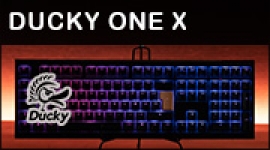 Cliquez pour agrandir Clavier Hall Effect Ducky ONE X, bien, mais on en veut plus. 