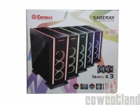 Cliquez pour agrandir Test boitier Enermax Saberay : de la brillance et RGB