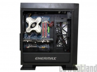 Cliquez pour agrandir Test boitier Enermax Saberay : de la brillance et RGB