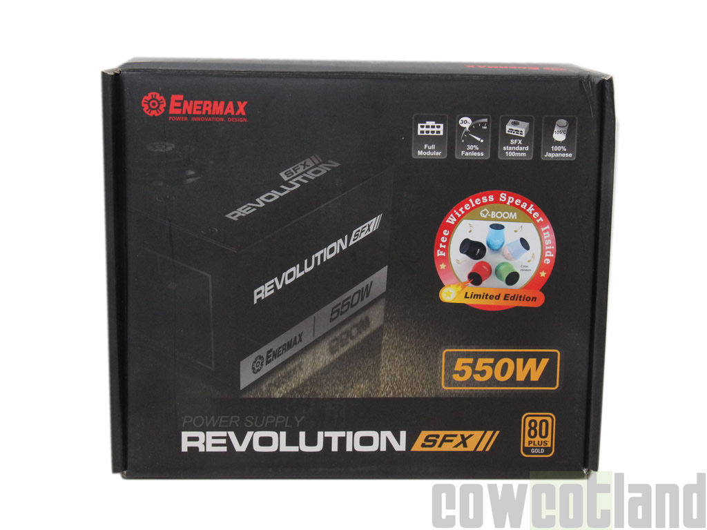 Image 33845, galerie Test alimentation ENERMAX SFX Revolution 550 watts