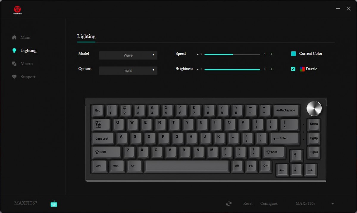 Image 50695, galerie Fantech Maxfit67 : un clavier mcanique compact, sans-fil, premium et abordable !