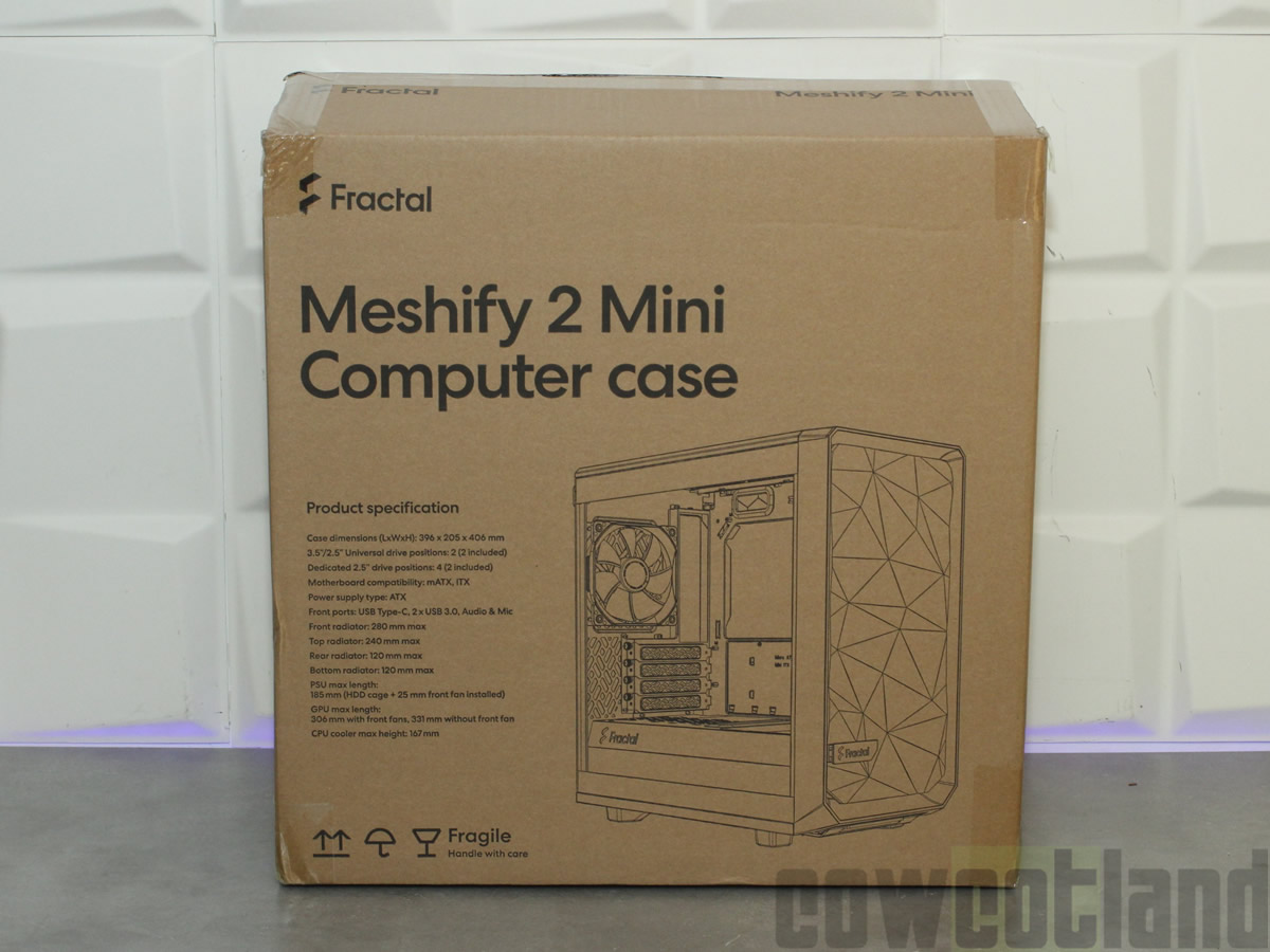 Image 50306, galerie Boitier FRACTAL MESHIFY 2 MINI : Micro ATX Inside