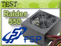 Test alimentation FSP Raider 550