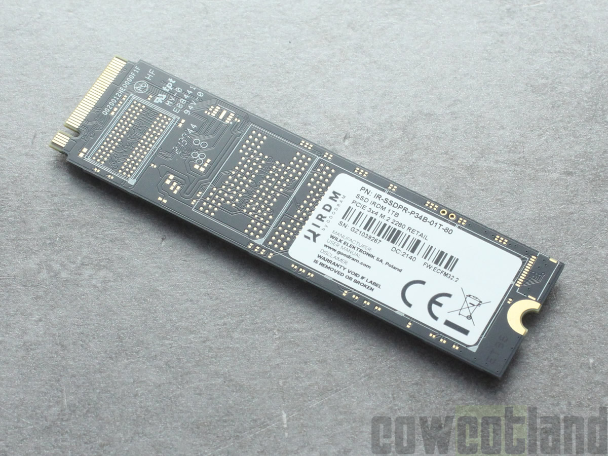 Image 46952, galerie Test SSD IRDM P34B 1 To : Le SSD rapide Made in Europe