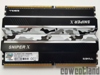 Cliquez pour agrandir Mmoire DDR4 G.Skill Sniper X 2 x 8 Go 3600Mhz 1.35V