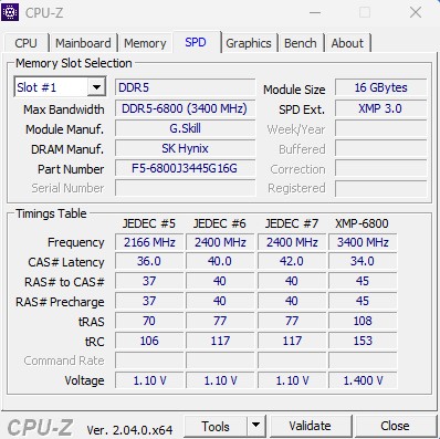 Image 54717, galerie Test mmoire : G-Skill Trident Z5 RGB 2 x 16 Go 6800 CL34, incroyablement rapide ?